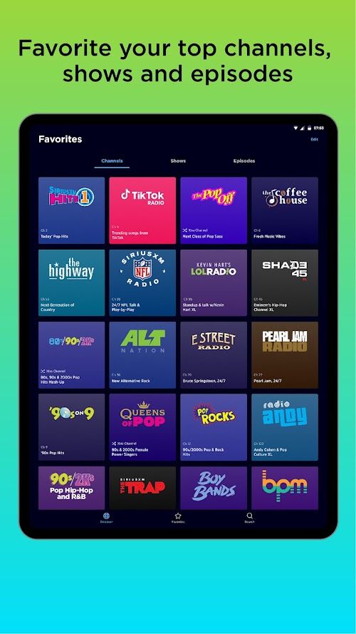 SiriusXM: Music, Sports & News screenshot