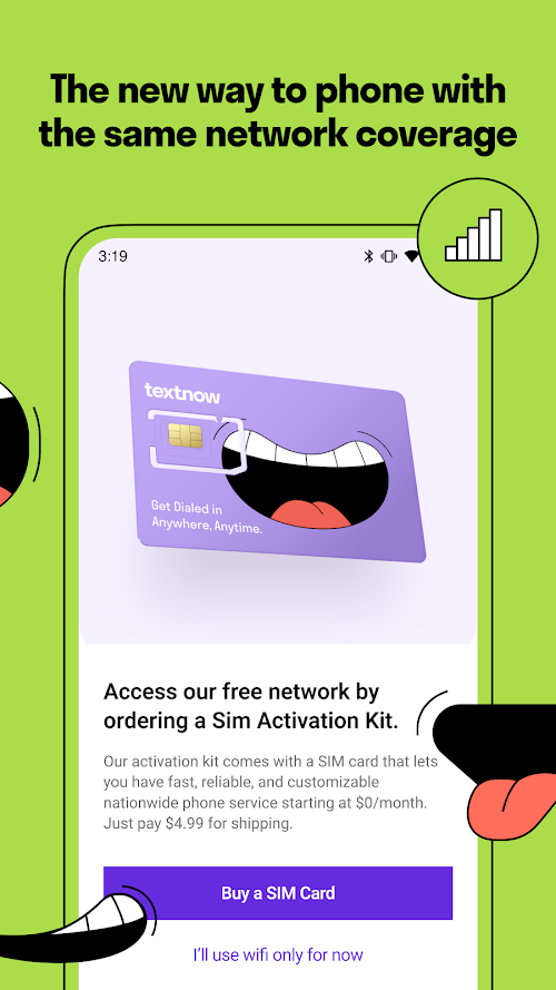 TextNow: Call + Text Unlimited screenshot