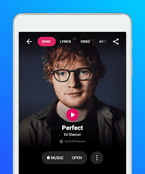 Shazam screenshot