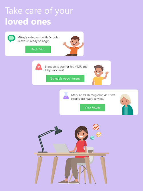 MyChart screenshot