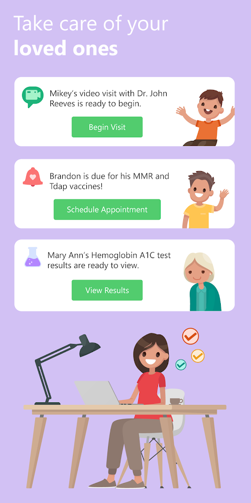 MyChart screenshot