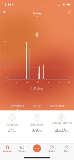 VeryFitPro screenshot