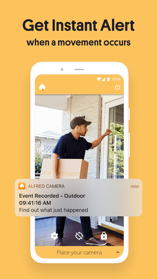 AlfredCamera Home Security app screenshot