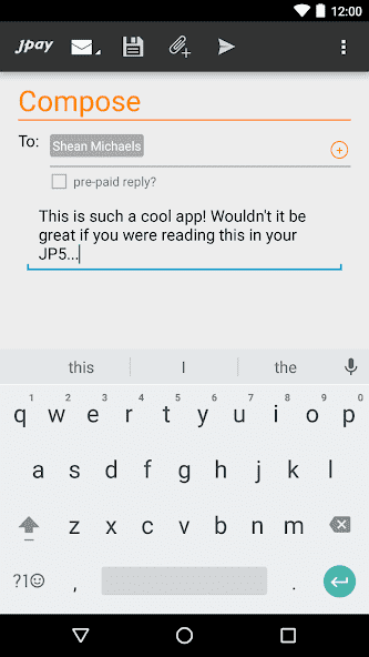 JPay screenshot