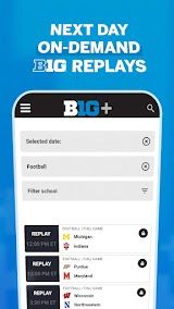 B1G+: Watch College Sports screenshot