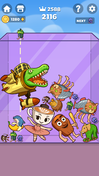 Meme Merge - Drop Puzzle screenshot