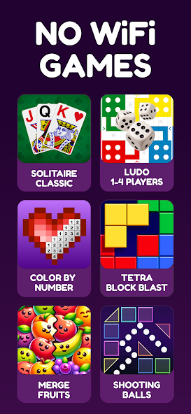 100+ Offline Games No WiFi Fun screenshot
