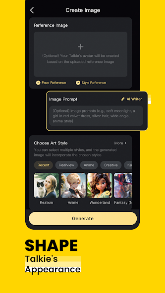 Talkie: Creative AI Community screenshot