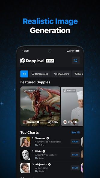 Dopple.AI screenshot