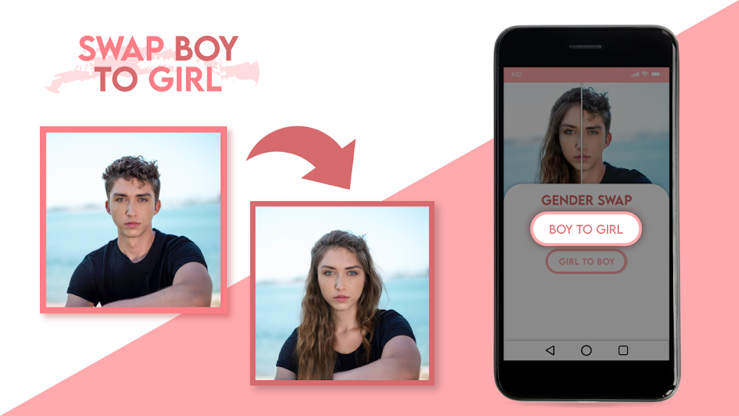 Face Swap Gender Swap&Changer screenshot