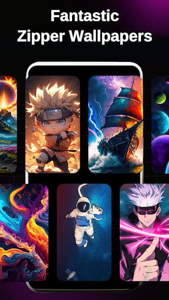 Zipper Lock Screen - ZippyLock screenshot