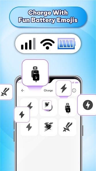 Emoji Battery Widget screenshot
